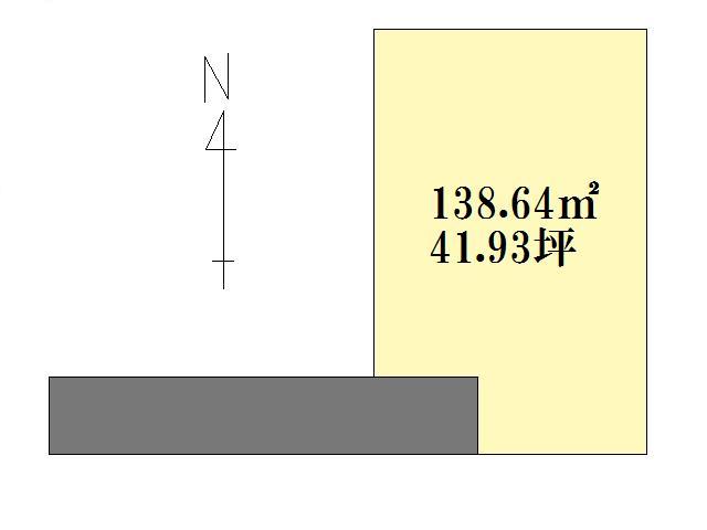 Compartment figure. Land price 8 million yen, Land area 138.64 sq m compartment view