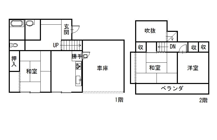 Floor plan. 7.3 million yen, 3DK, Land area 161.87 sq m , Building area 64.56 sq m floor plan