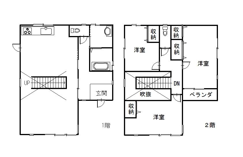 Floor plan. 24,980,000 yen, 3LDK, Land area 161.93 sq m , Building area 104.66 sq m floor plan