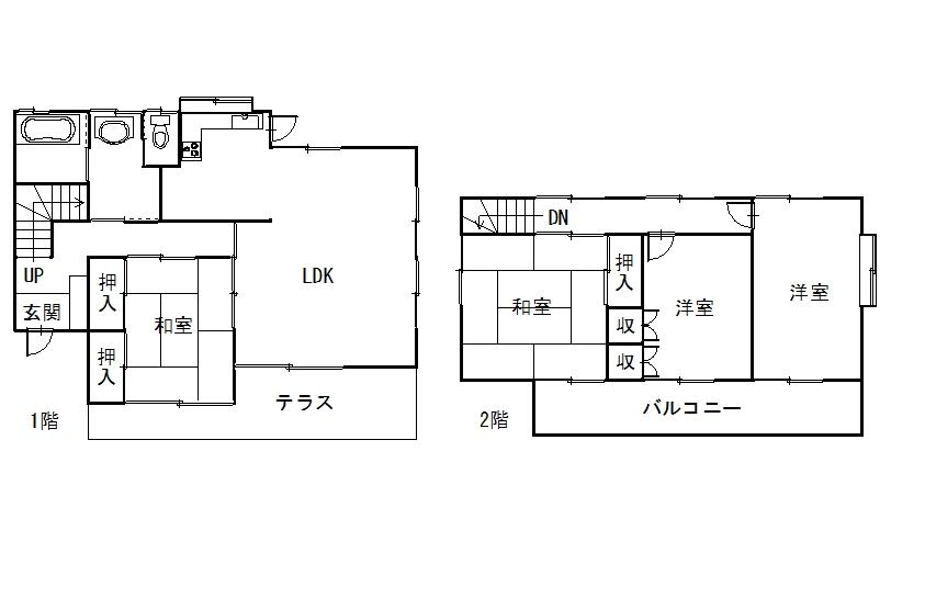 Floor plan. 9 million yen, 4LDK, Land area 231.82 sq m , Building area 109.71 sq m floor plan