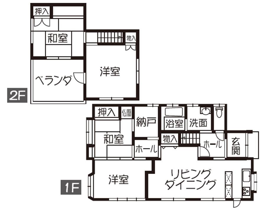Floor plan. 9.3 million yen, 4LDK + S (storeroom), Land area 188.14 sq m , Building area 89.82 sq m floor plan