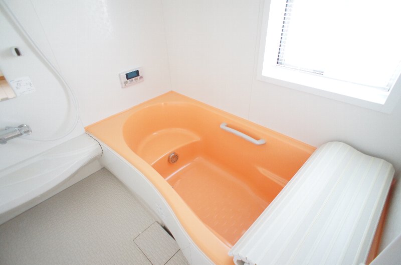Bath. Cute bathtub of pastel color ☆ 彡