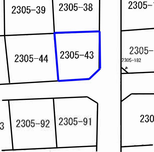 Compartment figure. Land price 3.8 million yen, Land area 147 sq m topographic map