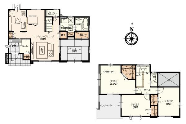 Floor plan. (5 Building), Price 24,200,000 yen, 4LDK, Land area 226.73 sq m , Building area 106.66 sq m