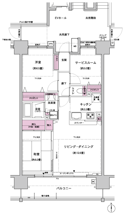 Floor: 2LDK + S, the occupied area: 70.74 sq m, Price: TBD