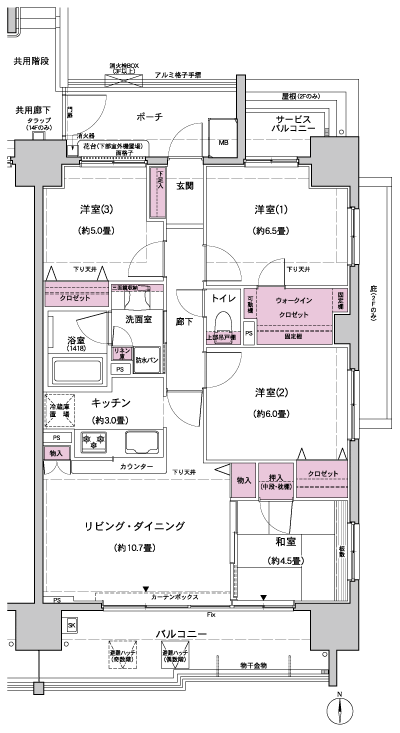 Floor: 4LDK + WIC, the occupied area: 80.25 sq m, Price: TBD