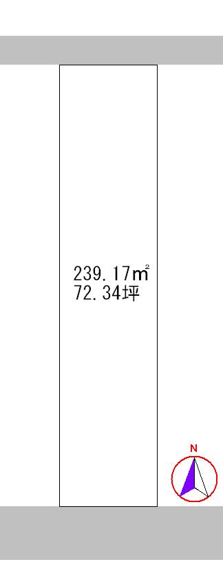 Compartment figure. Land price 65 million yen, Land area 239.17 sq m