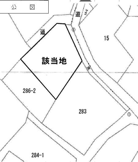 Compartment figure. Land price 6.5 million yen, Land area 336.33 sq m topographic map