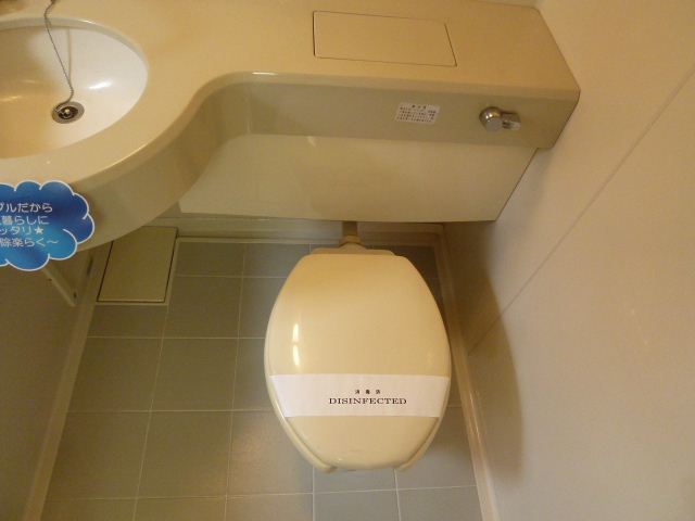 Toilet. Unit type is we are comfortable with, but a little spread of design