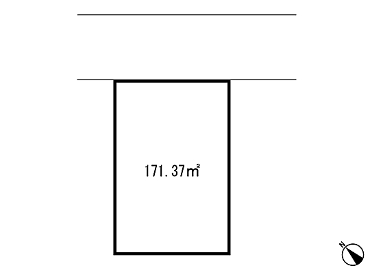 Compartment figure. Land price 15,030,000 yen, Land area 171.37 sq m Shimonojo cho