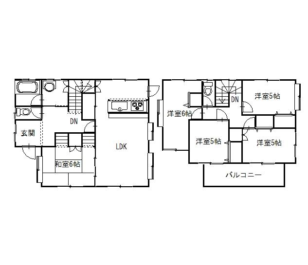 Floor plan. 14.8 million yen, 5LDK, Land area 246.97 sq m , Building area 245.97 sq m floor plan