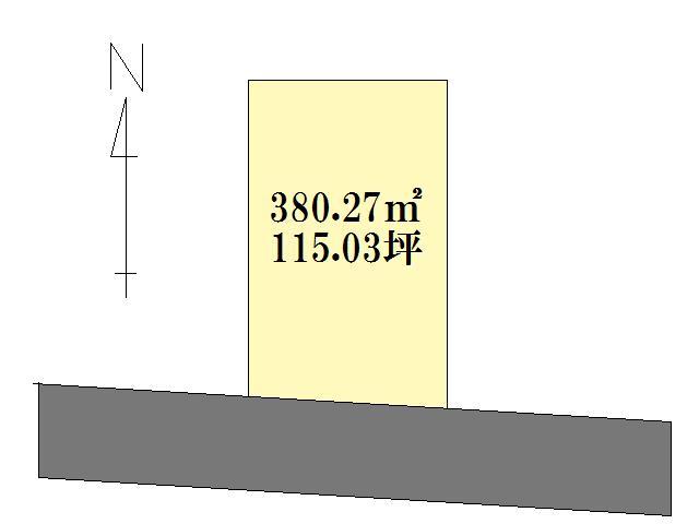 Compartment figure. Land price 12,880,000 yen, Land area 380.27 sq m compartment view