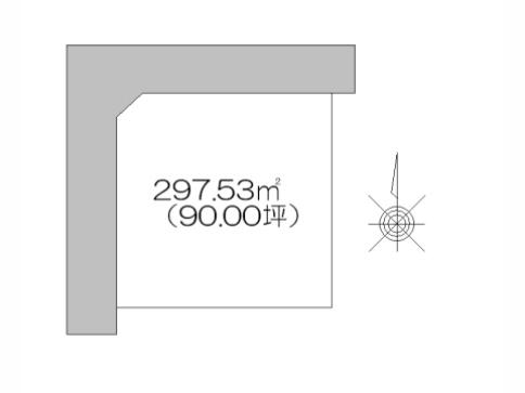 Compartment figure. Land price 35 million yen, Land area 297.53 sq m