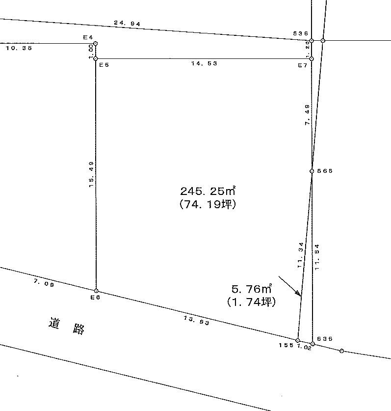 Compartment figure. Land price 10 million yen, Land area 251.01 sq m