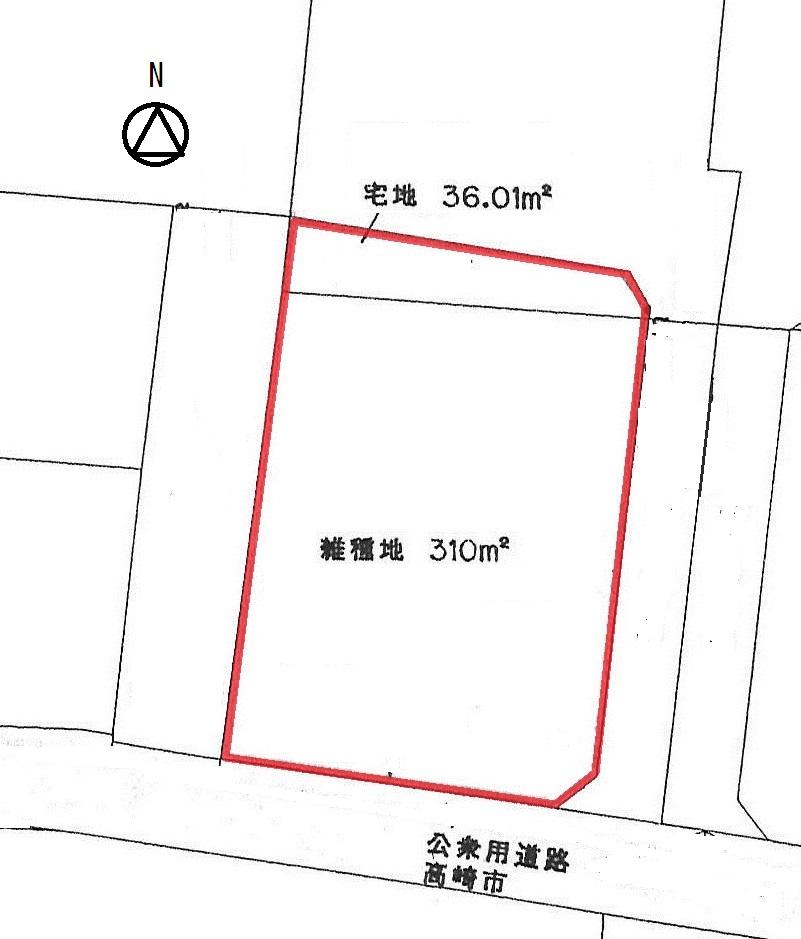 Compartment figure. Land price 12 million yen, Land area 346.27 sq m compartment view