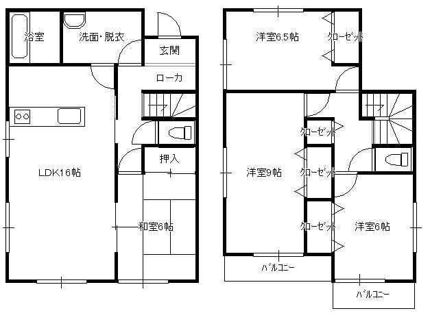 Floor plan. 17.8 million yen, 4LDK, Land area 191.86 sq m , Building area 105.99 sq m