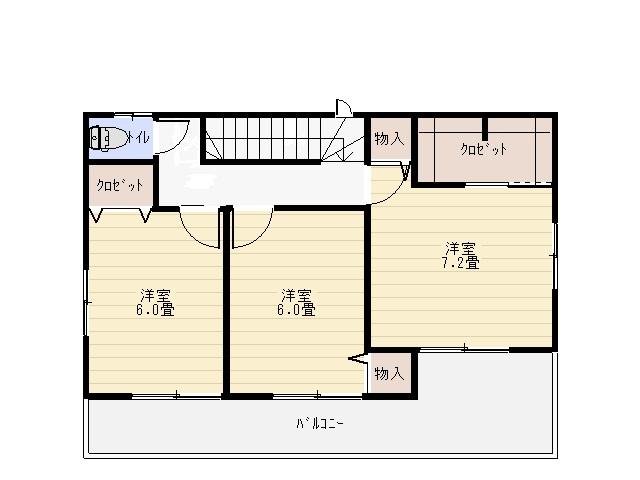 Floor plan. 15,390,000 yen, 4LDK, Land area 177.77 sq m , Building area 106.82 sq m 2F