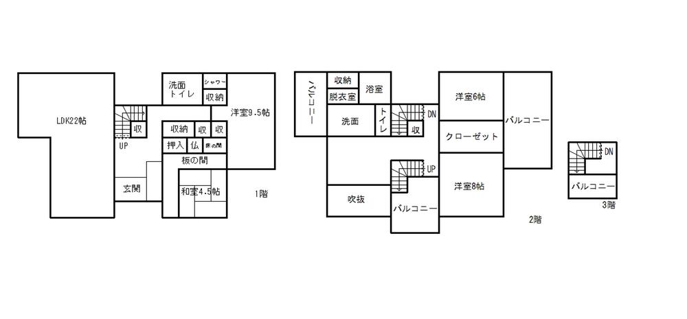 Floor plan. 62 million yen, 5LDK + S (storeroom), Land area 2,947.14 sq m , Building area 209.42 sq m floor plan