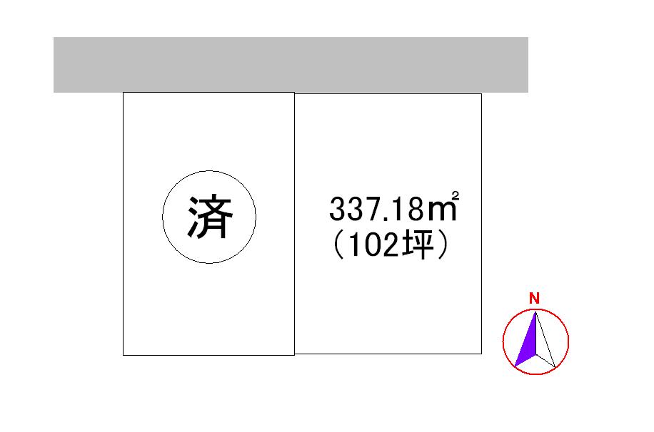 Compartment figure. Land price 15.3 million yen, Land area 337.18 sq m