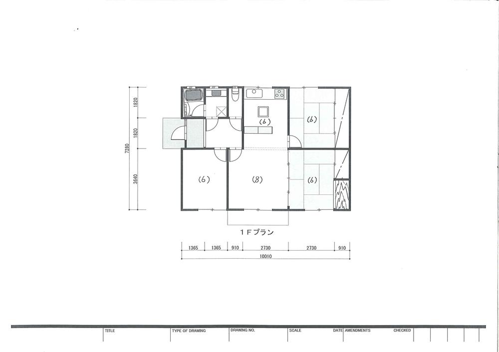 Floor plan. 8.8 million yen, 3LDK, Land area 252.08 sq m , Building area 72.32 sq m