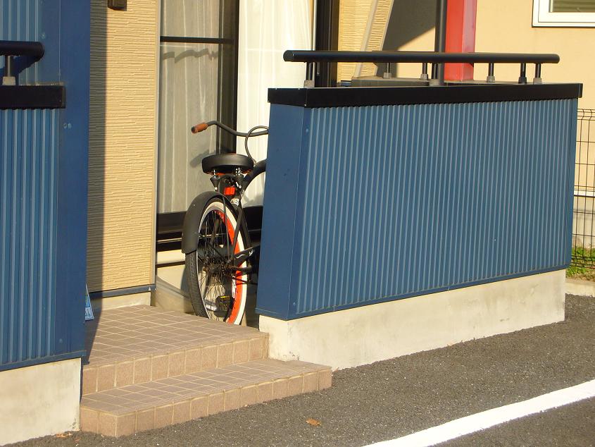 Other room space. 1F balcony. Such as bicycles and motorcycles will put