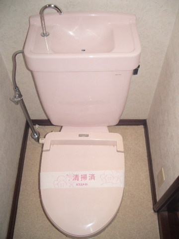 Toilet. Heating toilet seat