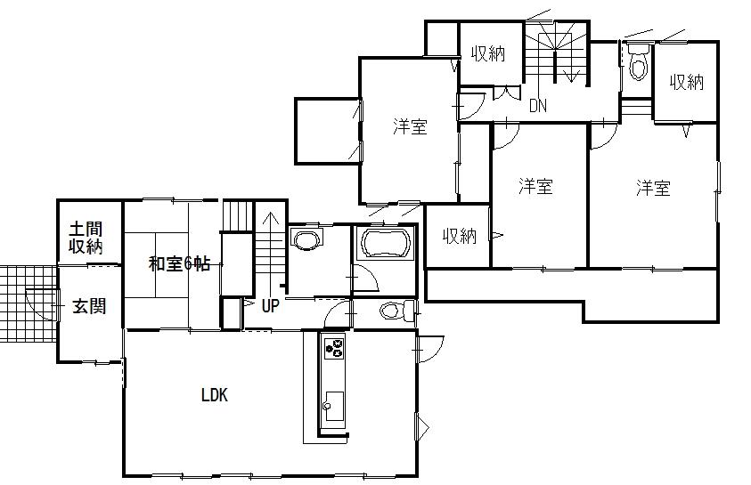 Floor plan. 29,900,000 yen, 4LDK + S (storeroom), Land area 215.03 sq m , Building area 215.03 sq m floor plan