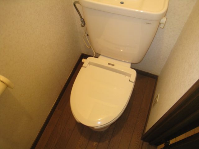 Toilet. It comes with a heating toilet seat