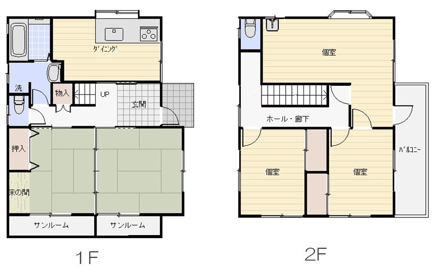 Floor plan. 10.5 million yen, 5DK, Land area 149.93 sq m , Building area 112.69 sq m