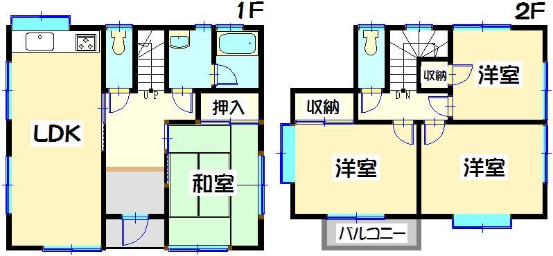 Floor plan. 11.8 million yen, 4LDK, Land area 145.2 sq m , Building area 81.42 sq m