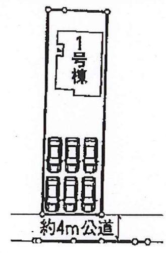 Compartment figure. 19,800,000 yen, 4LDK, Land area 242.13 sq m , Building area 100.03 sq m car park more than six parking possible! 