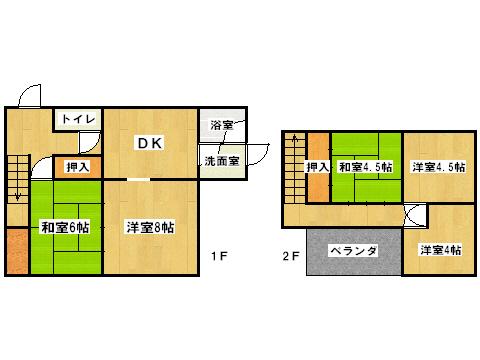 Floor plan. 9 million yen, 4LDK, Land area 99.17 sq m , Building area 85.67 sq m