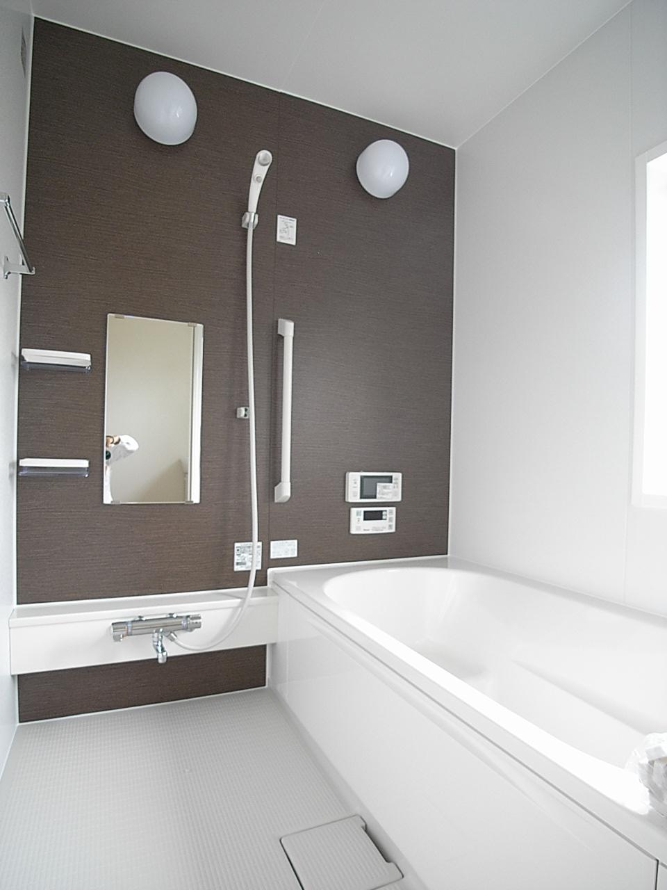 Bathroom. Unit bus (Manufacturer: Sekisui) Thermo Detect bus + one-stop shower + Rakuri ~ N floor  ※ image