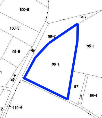 Compartment figure. Land price 9.9 million yen, Land area 904.72 sq m compartment view