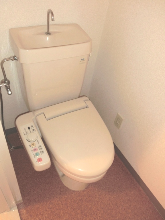 Toilet. Warm water washing toilet seat