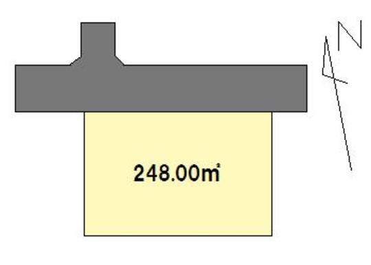 Compartment figure. Land price 9.5 million yen, Land area 248.9 sq m compartment view
