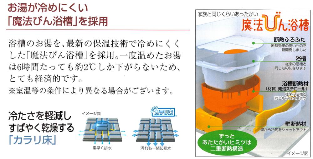 Power generation ・ Hot water equipment. Tub (from brochure)