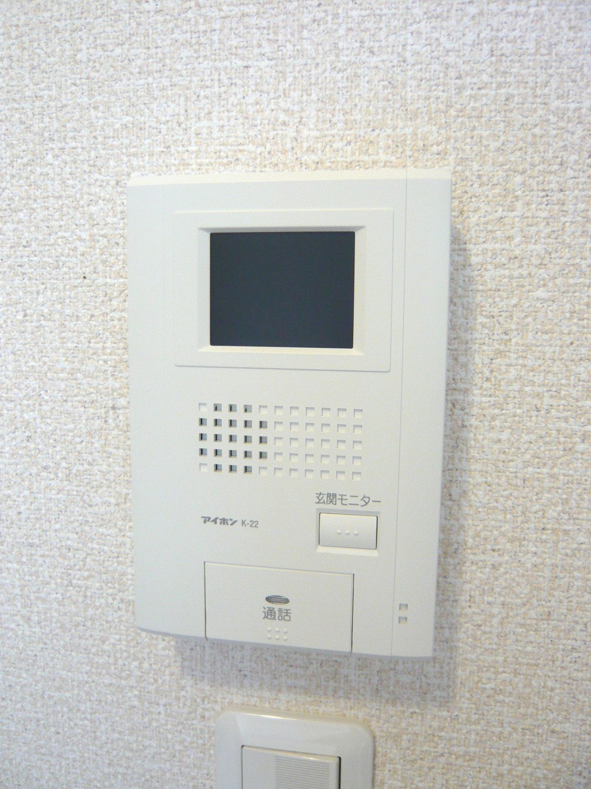 Security. Peace of mind intercom with a TV monitor