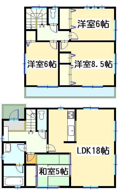 Floor plan. 19.3 million yen, 4LDK, Land area 168.58 sq m , Building area 99.63 sq m