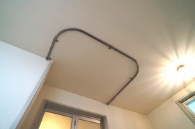 Other. Bathroom partitioning curtain rail