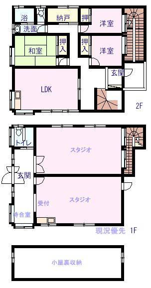 Floor plan. 30 million yen, 3LDK, Land area 453.99 sq m , Building area 150.44 sq m floor plan