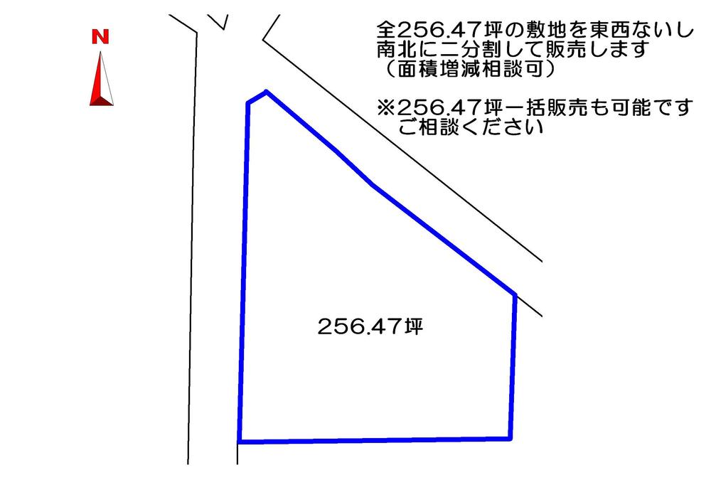 Compartment figure. Land price 12,820,000 yen, Land area 423.92 sq m