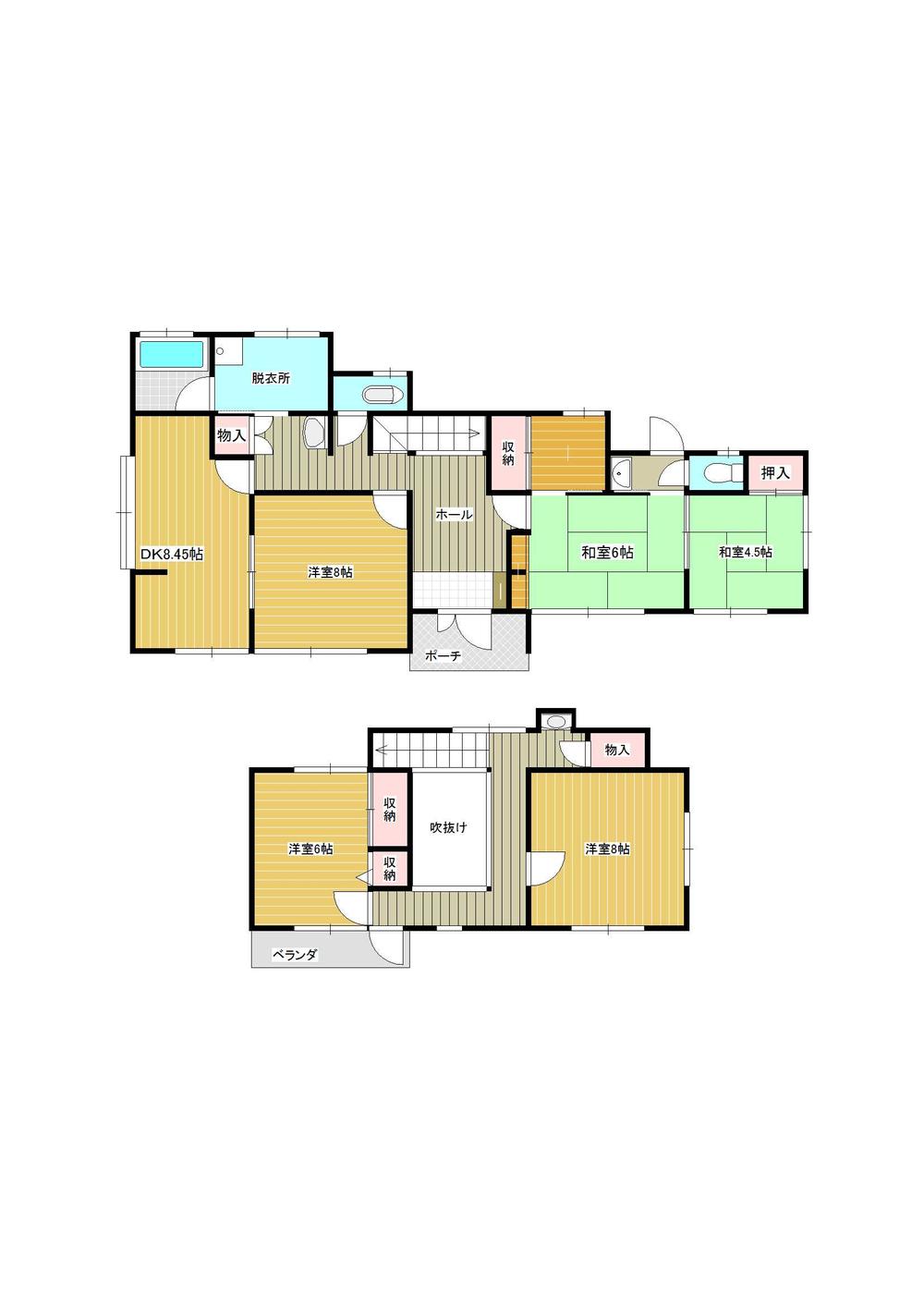 Floor plan. 17.5 million yen, 5DK, Land area 244.09 sq m , Building area 117.99 sq m
