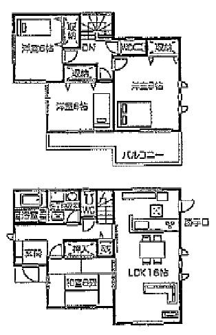 Floor plan. (4 Building), Price 24.5 million yen, 4LDK, Land area 167.73 sq m , Building area 105.15 sq m