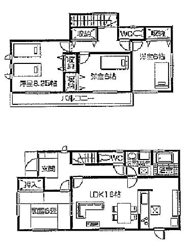 Floor plan. (11 Building), Price 23,900,000 yen, 4LDK, Land area 157.77 sq m , Building area 105.98 sq m