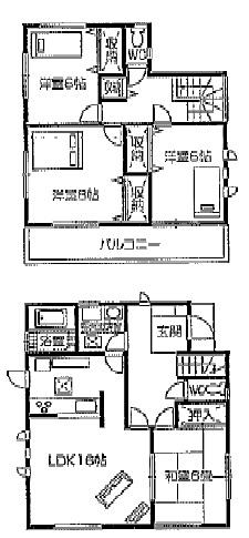 Floor plan. (15 Building), Price 23.4 million yen, 4LDK, Land area 171.9 sq m , Building area 105.15 sq m