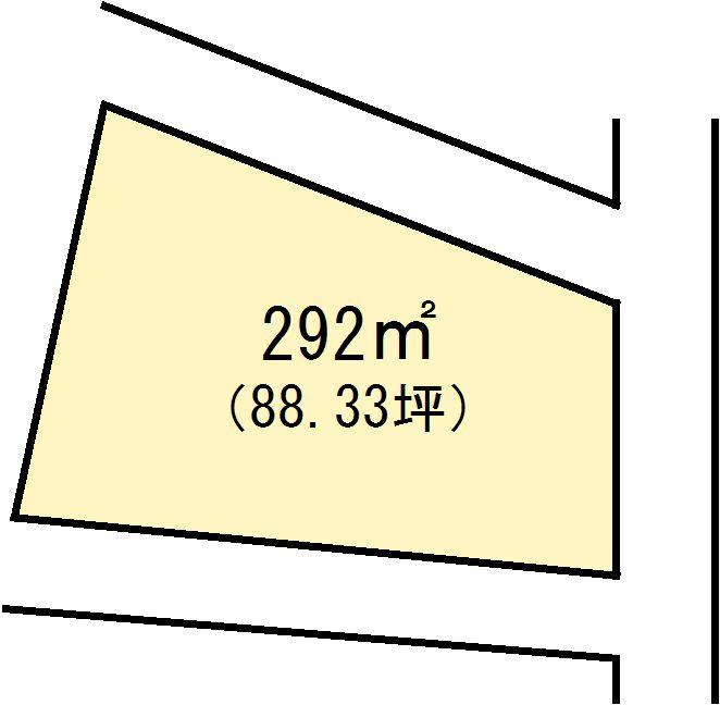 Compartment figure. Land price 7.8 million yen, Land area 292 sq m