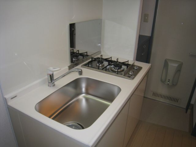 Kitchen. System kitchen. Sink also use widely-friendliness likely