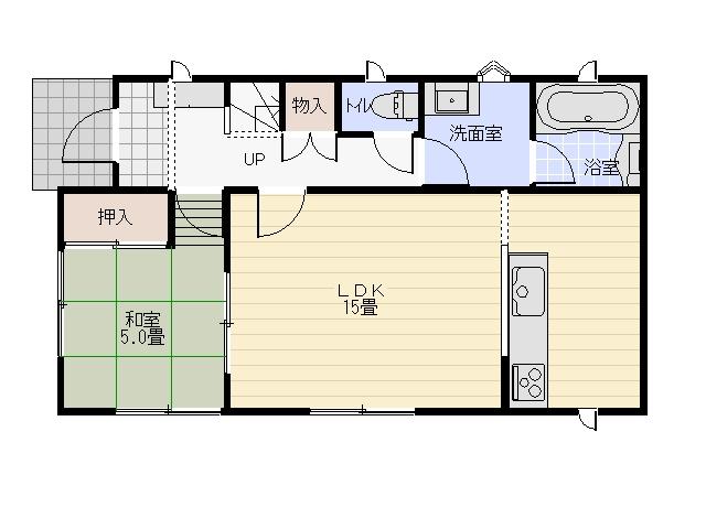 Floor plan. 22,800,000 yen, 4LDK, Land area 166.85 sq m , Building area 102.87 sq m 1F