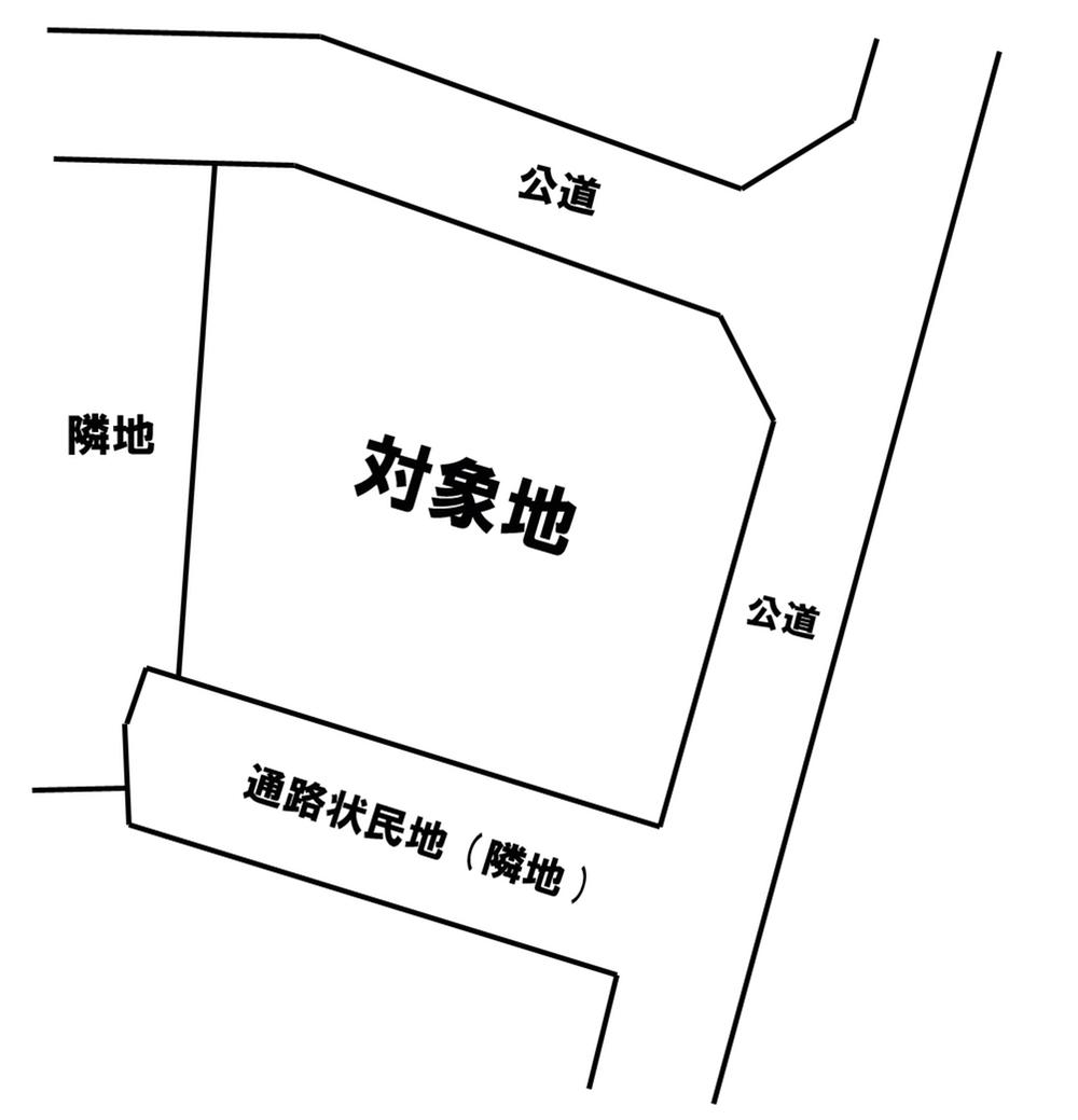 Compartment figure. Land price 26 million yen, Land area 289.4 sq m terrain